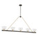 Noellea Five Light Linear Chandelier in Dark Bronze (7|12727-796)