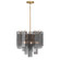 Torvento Six Light Pendant in Legacy Brass (29|N3146-GS-732)