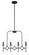 Muncie Four Light Island Pendant in Coal (7|5037-66A)