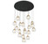 Camerino LED Chandelier in Matte black (541|12442-02)
