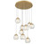 Camerino LED Chandelier in Painted antique brass (541|12441-030)