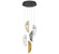 Sorrento LED Chandelier in Black (541|12407-024-02)