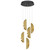 Sorrento LED Chandelier in Black (541|12407-020-02)