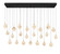 Corfu LED Chandelier in Black (541|12379-02)