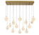 Corfu LED Chandelier in Painted antique brass (541|12377-030)