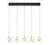 Corfu LED Chandelier in Black (541|12375-02)