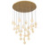 Corfu LED Chandelier in Painted antique brass (541|12374-030)