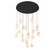 Corfu LED Chandelier in Black (541|12373-02)