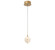 Corfu LED Pendant in Painted antique brass (541|12369-030)