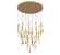 Etna LED Chandelier in Painted antique brass (541|12363-030)