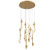 Etna LED Chandelier in Painted antique brass (541|12361-030)