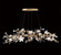 Fiori LED Chandelier in Gold leaf (541|12337-028)