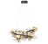 Pisa LED Chandelier in Black with gold accent (541|12326-043)
