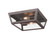 Madison Two Light Flush Mount in Bronze (405|9952-1F-BZ-12-CL)