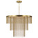 Rae LED Chandelier in Aged Brass (65|459331AD)