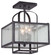 Camden Square Four Light Semi Flush Mount in Aged Charcoal (7|4876-283)