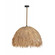 Malibu One Light Pendant in Hemp Rope/Black (192|HF1011-RP)