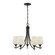 Octave Five Light Chandelier in Matte Black (51|1-6032-5-BK)