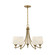 Octave Five Light Chandelier in Warm Brass (51|1-6032-5-322)