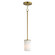 Lateral One Light Pendant in Satin Brass (16|90281SWSBR)