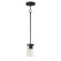Lateral One Light Pendant in Black (16|90281CLBK)