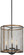 Marsden Commons Three Light Pendant in Smoked Iron W/Aged Gold (7|4692-107)