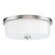 Fuller Three Light Flush Mount in Satin Nickel (16|5693WTSN)