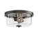 Fuller Two Light Flush Mount in Black (16|5691CLBK)