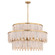 Marimba Ten Light Chandelier in Weathered White (16|22514WWTNAB)