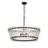 Ruche Four Light Chandelier in Bronze (16|21874CLBZ)