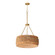 Satori Three Light Flush Mount in Natural Aged Brass (16|14453NANAB)