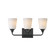Hudson Three Light Bath Vanity in Black (16|12883SWBK)