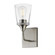 Hudson One Light Wall Sconce in Satin Nickel (16|12881CLSN)