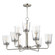 Hudson Nine Light Chandelier in Satin Nickel (16|12879CLSN)
