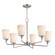 Hudson Six Light Chandelier in Satin Nickel (16|12876SWSN)