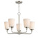 Hudson Five Light Chandelier in Satin Nickel (16|12875SWSN)