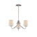 Durham Three Light Chandelier in Satin Nickel (16|12695WTSN)