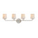 Durham Four Light Bath Vanity in Satin Nickel (16|12694WTSN)