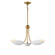 Maris Three Light Pendant in White/Natural Aged Brass (16|10824WTNAB)