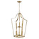 Arden Six Light Pendant in Natural Aged Brass (16|10426NAB)