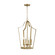 Arden Four Light Pendant in Natural Aged Brass (16|10424NAB)
