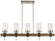 Bridlewood Five Light Island Pendant in Stone Grey w/Brushed Nickel (7|4635-106)