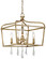 Laurel Estate Four Light Pendant in Brio Gold (7|4447-582)