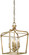 Laurel Estate Four Light Pendant in Brio Gold (7|4445-582)