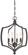Middletown Four Light Mini Chandelier in Downton Bronze w/Gold Highlights (7|4374-579)