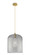 Downtown Urban One Light Pendant in Brushed Brass (405|434-1P-BB-G559-12SM)