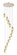 Downtown Urban 12 Light Pendant in Polished Nickel (405|126B-12P-PN-G434-7ME)