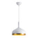 Dash One Light Pendant in White & Gold (78|SC13350WH)
