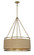 Windward Passage Six Light Pendant in Soft Brass (7|3866-695)