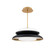 Capulet LED Pendant in Black/Gold (34|PD406624-TWA-BK/GO)